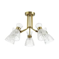 Потолочная люстра Lumion Jackie 3704/5C, бронза