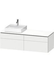 Тумба под раковину Duravit L-Cube 482х1420х550 подвесная, белый матовый LC4870L18180000 — миниатюра 1
