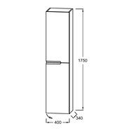 ����� Jacob Delafon Nona EB1983RRU-442 1750�340�400�� ���������, ����� ������, �����. ����� ��������