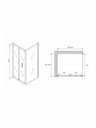 Душевой уголок ABBER Sonnenstrand AG07100-S100 (1000х1000х1950) стекло 6мм прозрачное/хром — изображение 5