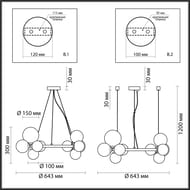 ��������� ������ Odeon Light TOVI 4818/11, ������