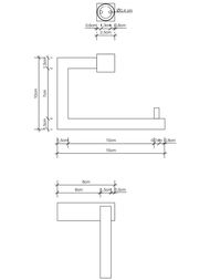 Держатель туалетной бумаги Decor Walther CO TPH3 хром 0561500