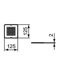 Ideal Standard �������� ��� ������ ULTRAFLAT S 125�125�2 ����������, �������� KV169FT