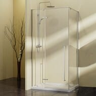 Душевой уголок Vincea Slim-N 1000х1000х1950 VSR-5SN1010CL квадратный, хром — миниатюра 1