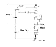 Смеситель для кухни TEKA CL 915 CHROME однозахватный,высокий,поворотный излив,хром 116030038 — изображение 6