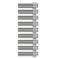 Полотенцесушитель стальной Zehnder Yucca Asym YAEL-130-60/RACY-C (1454х578) с пультом упр., цвет: кат.2