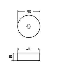 �������� AQUAme ���������� ��������������� ������� 400x400x120 ����� ������ AQM5007