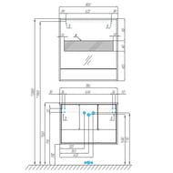 ���������� ���� AQUATON ������� 80 1A239102RVX20 800x130x850 ���������, �����, ����� ���./������