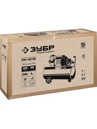 Компрессор воздушный ЗУБР КПМ-400-100, 2200 Вт, 400 л/мин, 100 л ресивер, масляный — изображение 10