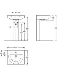 Пьедестал KERAMA MARAZZI PRO белый глянцевый, (195х185х730) PRO.col.01 — изображение 13
