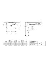 �������� ��������� Villeroy & Boch Loop&Friends 4A49 01 I4 (560�380�120) � ���������, ����: ������