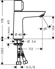 ��������� Hansgrohe Talis Select E 71751000 ��� ��������,������������, ��� �������� ���������, ����