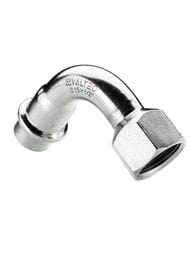 Отвод пресс VALTEC 15х1/2"В, 90° нерж. сталь VTi.956.I.001504