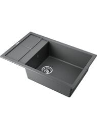 Мойка Omoikiri SUMI 78 LB-PL (780х500х200) врезная, тетогранит, платина 4993724