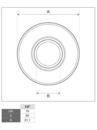������� ITAP 285 1/2" ����������� �����,  285 1/2'