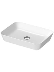 Раковина DURAVIT CAPE COD 550х390 без площади под смеситель, без перелива, белая 2347550000