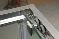 Душевой уголок BelBagno Uno (900х700х1950) UNO-195-AH-2-90/70-C-Cr прямоугольный,стекло прозр/хром
