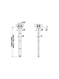 ����� ���������� Gessi Inverso Rigato ��� ��������, 1807 ��, ���� 20199.031