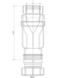 ������� ������ McAlpine MACVALVE � ����� ������� ��=50, �����-������, MRNRV50