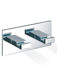 Крючок двойной Decor Walther BK KHAK2 самоклеющийся, цвет: хром 0594000