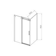 Душевой уголок Vincea Como-N 1600x2000x1000 VSR-4CN1016CL прямоугольная xром — миниатюра 6