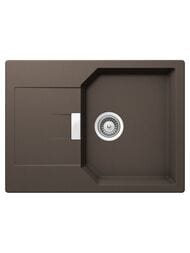 Мойка SCHOCK Manhattan 45 D (690х510) Cristalite+, корзинчатый клапан, цвет: мокка   700581