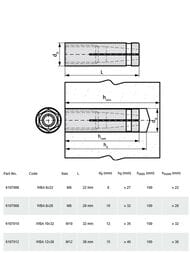 ����� Walraven M10x32��, ������, 1 ��.,  6107010