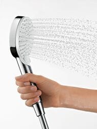 Душевой набор Hansgrohe Crometta Vario (ручной душ, штанга 90см, шланг 160см) хром/белый 26536400 — миниатюра 2