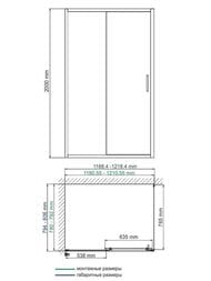 ������� ������ WasserKRAFT Main 41S06 (1200�800�2000) ������ ����������/������� �����������