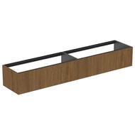 Тумба под раковину Ideal Standard CONCA (2385x505x360) 2 ящика, темный орех T4333Y5