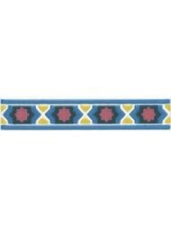 Бордюр KERAMA MARAZZI Алькасар (30х150) орнамент, синий AD\A446\17000 (шт.)