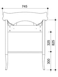 ������� ��� �������� Caprigo ����� 70 nero lucido 745�958�545 11511-Console �032