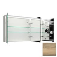 Зеркальный шкаф Burgbad Lin20 1200х700х170 LED, левый, 3 дверцы, диммер, капучино SPQK120LF5357 — изображение 4