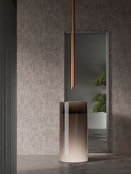 Обои флизелиновые LOYMINA Materials STC1 010 (1х10,05) кирпич, серые (рул.)