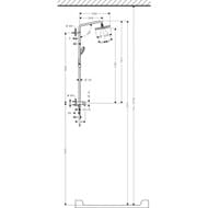 ������� ����� Hansgrohe Croma 220 Showerpipe Reno ���������� ��������� 400 �� 27224000