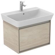 Тумба подвесная Ideal Standard CONNECT AIR 580х400х409 1 ящик, дерево и белый матовый E0847UK