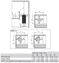 ������������� ���� HARVIA Cilindro BLACK STEEL PC70 �� ���������� ������� HPC700400M