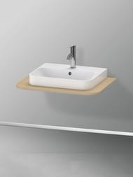 Столешница Duravit Happy D.2 Plus 650х480х16 1 вырез, дуб средиземноморский HP031B07171 — изображение 2