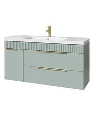 Тумба под раковину Caprigo MONBAR-Smalty 120 (1163х446х550) 2 ящ 1 дверь сл 36317Leml-043.000.00.20