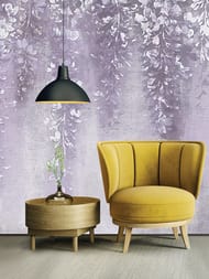 Панно Zambaiti Satin Flowers IV (3,0х5,1) винил на флизелине,фиолетовый,Z66894 (рул.)