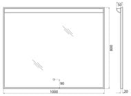 ������� BelBagno (1000x50x800) ����������� ����, ���������, ������.����������� SPC-UNO-1000-800-TCH
