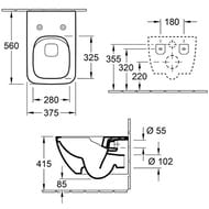 ������ ��������� Villeroy & Boch Venticello 4611 RL 01 (375�560) ��� ������+������ ������� ���������