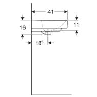 �������� Geberit Smyle (500�410�160) ���������, � ���������� ��� ��������� � ��������� 500.256.01.1