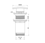 ������ ������ ��� �������� 1 1/4 WONZON & WOGHAND, ���� WW-88SS08-CR