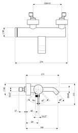 ��������� ��� �����/���� Villeroy&Boch Dawn ���������, ������������, ���� TVT10650115261