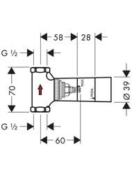 ������� ����� ��������� ������� Axor 52 �/��� 16973180
