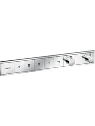 Смеситель для душа Hansgrohe RainSelect встраиваемый, термостат, с 5 кнопками, хром 15384000 — миниатюра 1