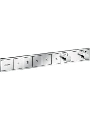Смеситель для душа Hansgrohe RainSelect встраиваемый, термостат, с 5 кнопками, хром 15384000