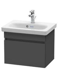 Тумба под раковину Duravit DuraStyle (500х398х368) подвесная, 1 ящик, графит матовый DS630304949
