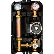 Насосная группа STOUT с 3-х ходовым приводным смесителем 1", Grundfos UPSO 25-65, SDG-0007-002502